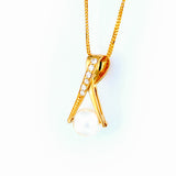 22KT YELLOW GOLD PEARL PENDANT (PE0001700)