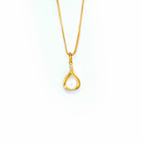 22KT YELLOW GOLD PEARL PENDANT (PE0001704)