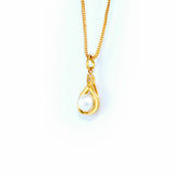 22KT YELLOW GOLD PEARL PENDANT (PE0001704)