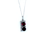18KT WHITE GOLD DIAMOND PENDANT (PE0001746)