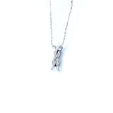 18KT WHITE GOLD DIAMOND PENDANT (PE0001749)