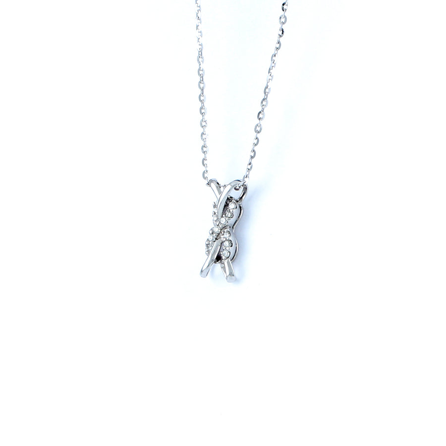 18KT WHITE GOLD DIAMOND PENDANT (PE0001749)