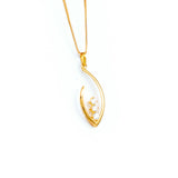 22KT YELLOW GOLD STONE STUDDED PENDANT (PE0001763)