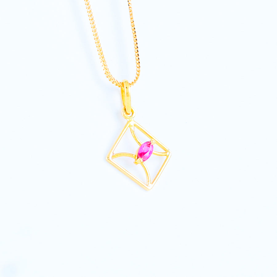 22KT YELLOW GOLD PENDANT (PE0001985)