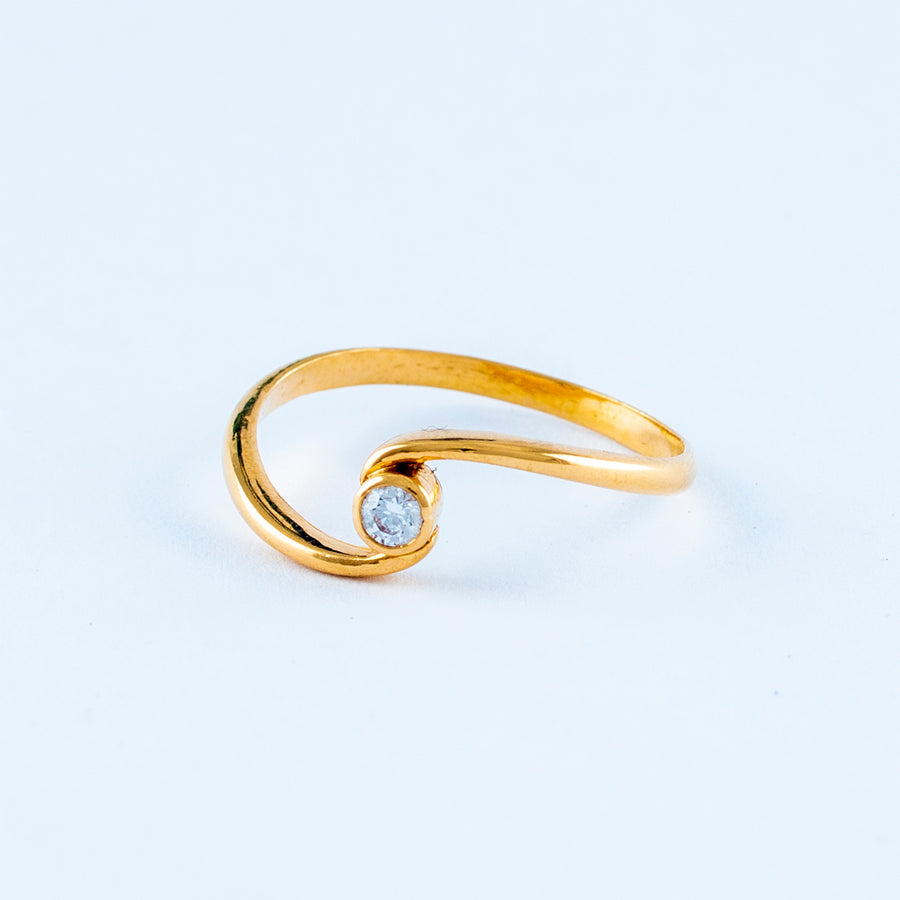 22KT YELLOW GOLD LADIES RING (RI0000028)