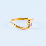 22KT YELLOW GOLD LADIES RING (RI0000028)