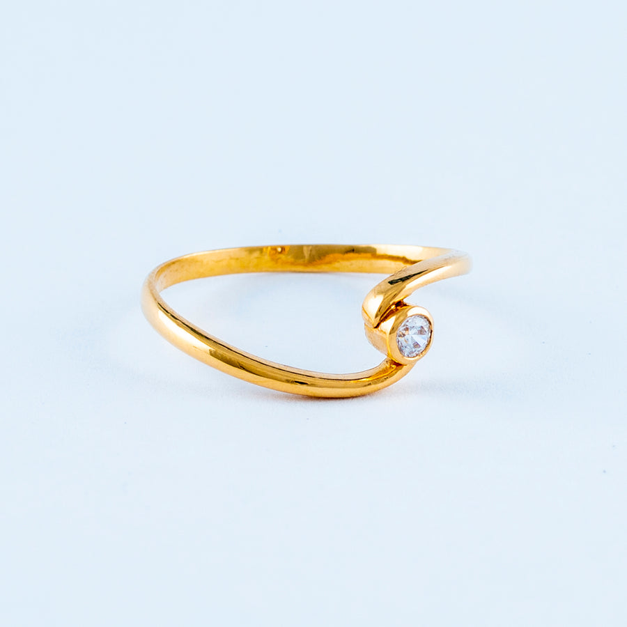 22KT YELLOW GOLD LADIES RING (RI0000028)