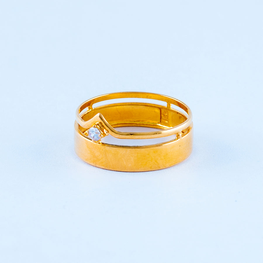 22KT YELLOW GOLD LADIES RING (RI0000207)