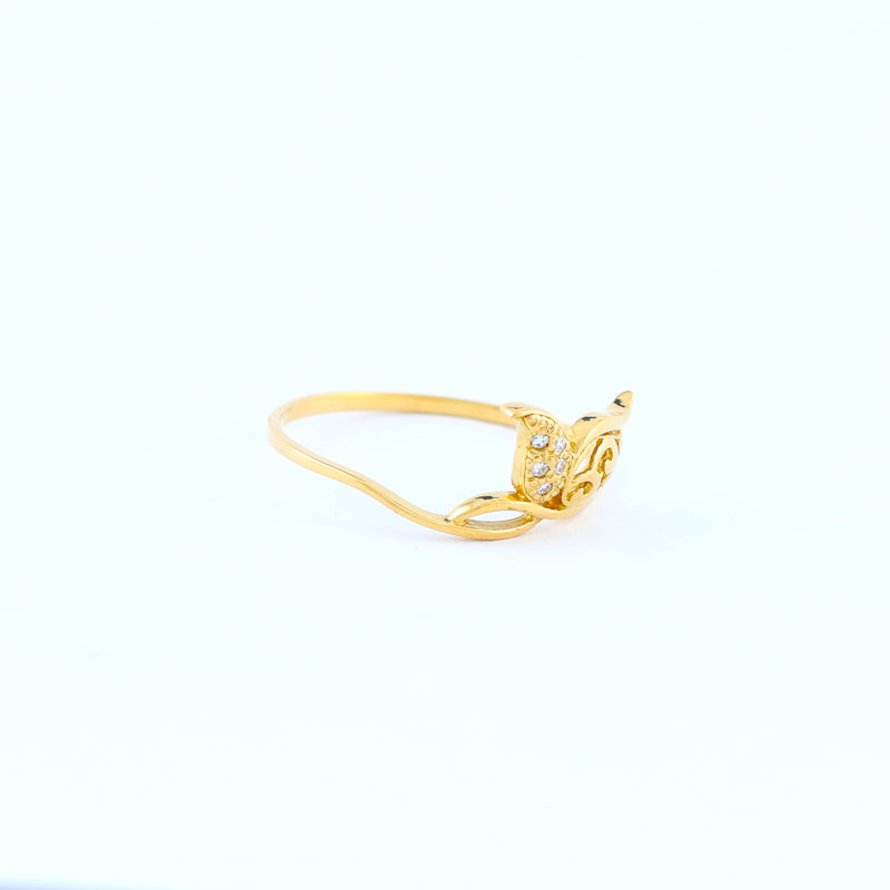 22KT YELLOW GOLD LADIES RING (RI0001022)