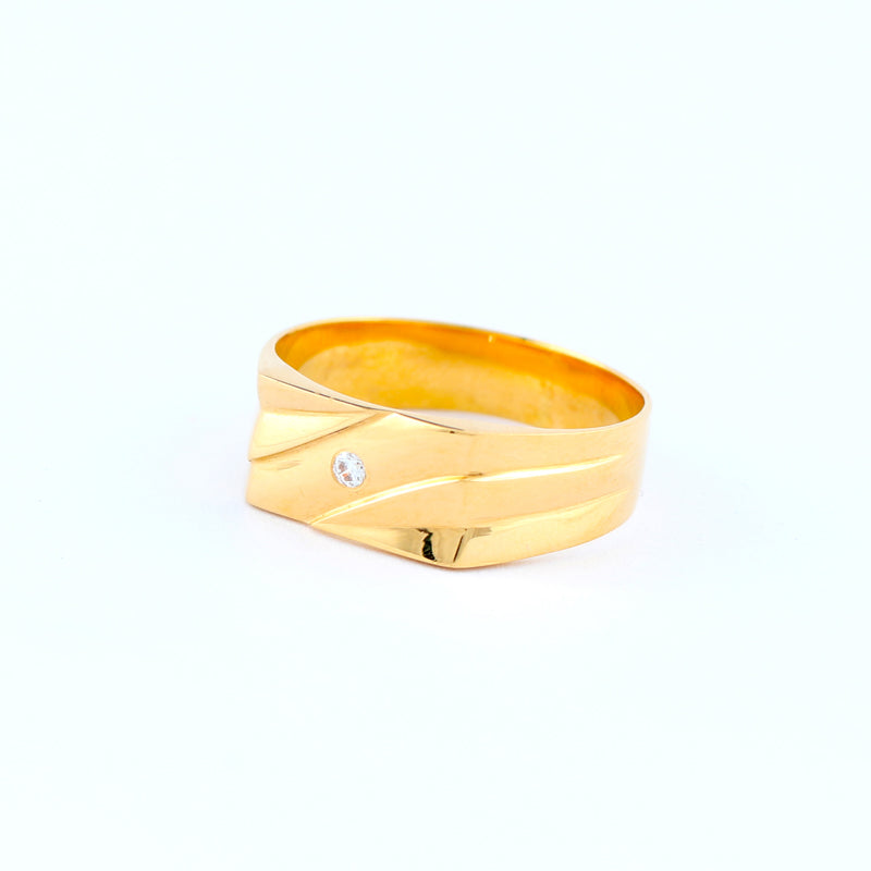22KT YELLOW GOLD GENTS RING (RI0001338)