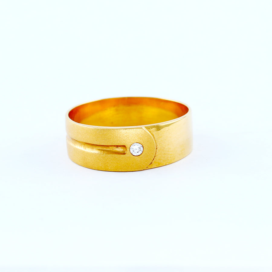 22KT YELLOW GOLD UNISEX RING (RI0001348)