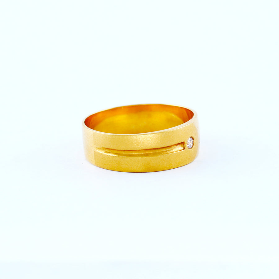 22KT YELLOW GOLD UNISEX RING (RI0001348)