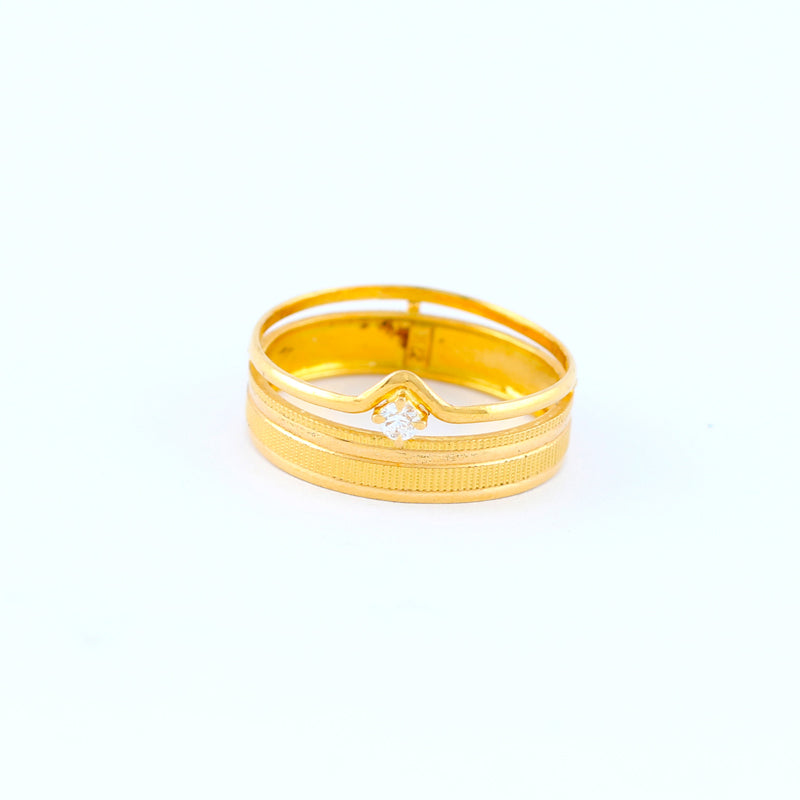 22KT YELLOW GOLD LADIES RING (RI0001414)