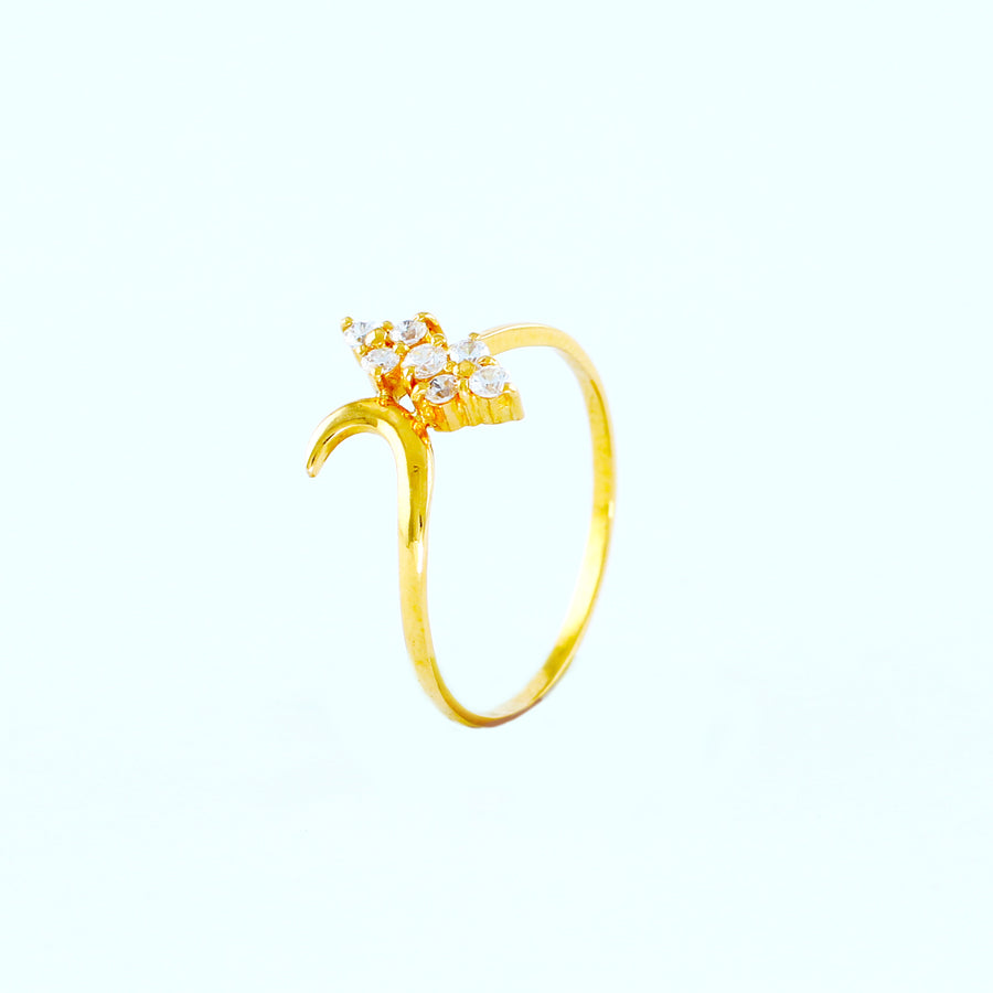 22KT YELLOW GOLD LADIES RING(RI0001475)