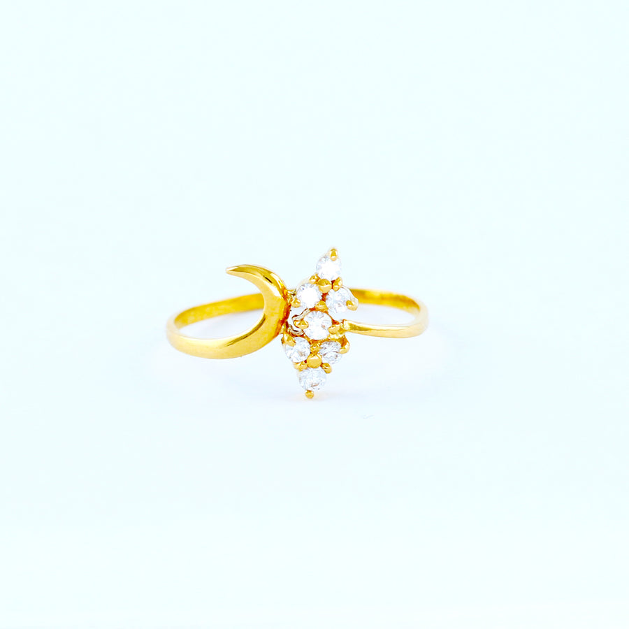 22KT YELLOW GOLD LADIES RING(RI0001475)