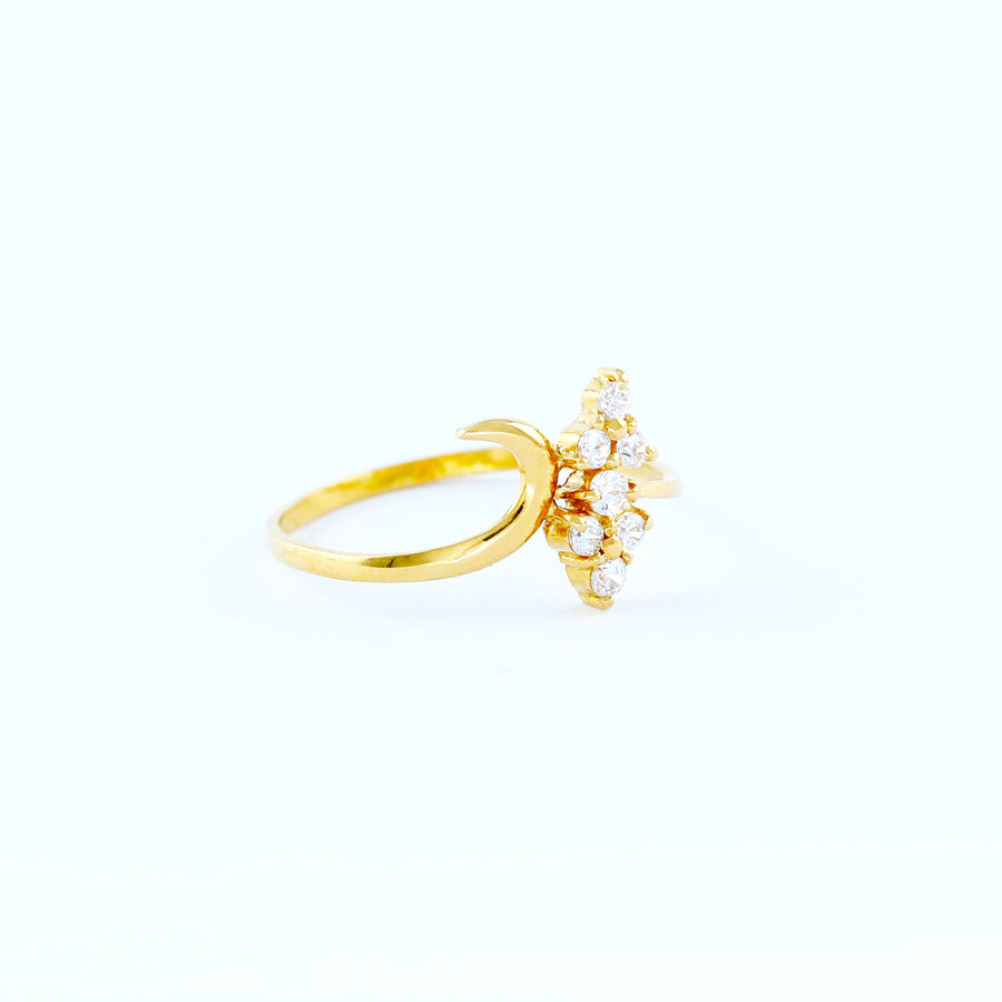 22KT YELLOW GOLD LADIES RING(RI0001475)