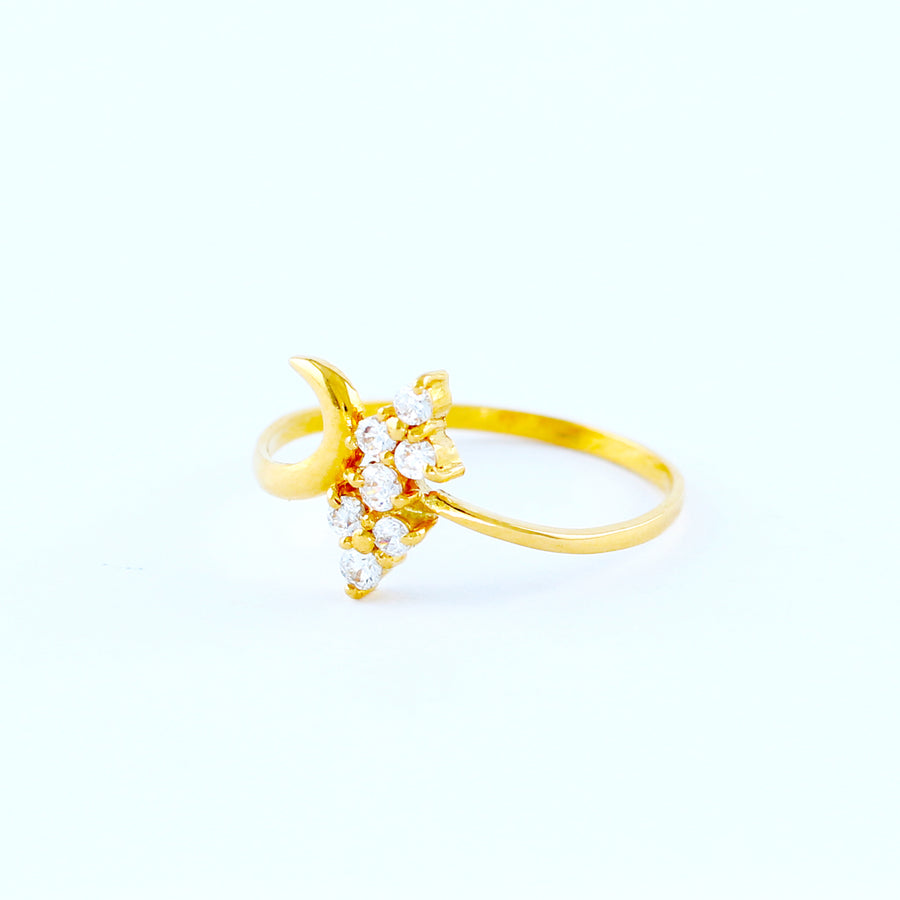 22KT YELLOW GOLD LADIES RING(RI0001475)