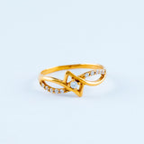 22KT YELLOW GOLD LADIES RING (RI0001479)