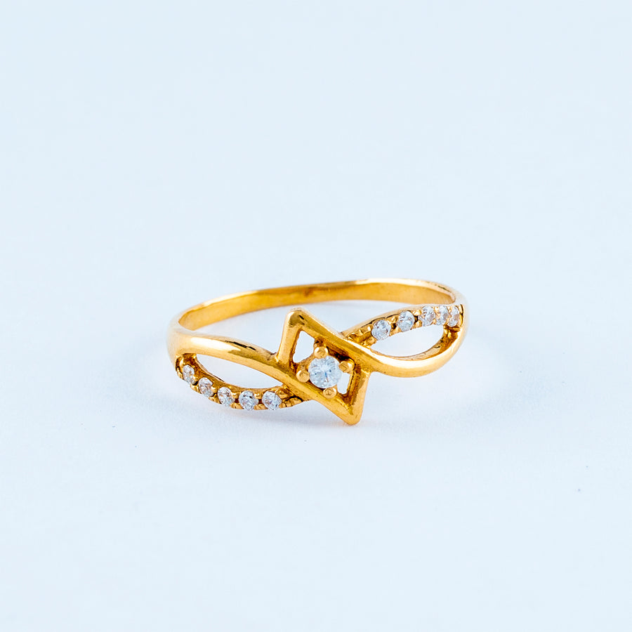 22KT YELLOW GOLD LADIES RING (RI0001479)