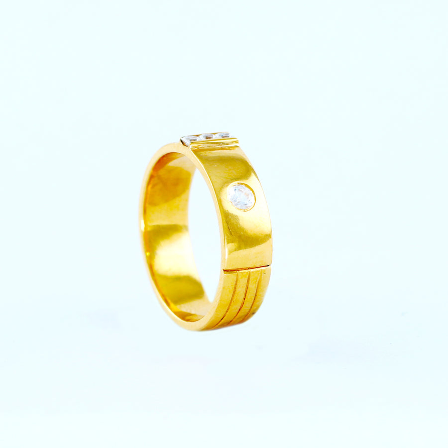 22KT YELLOW GOLD UNISEX RING (RI0001484)