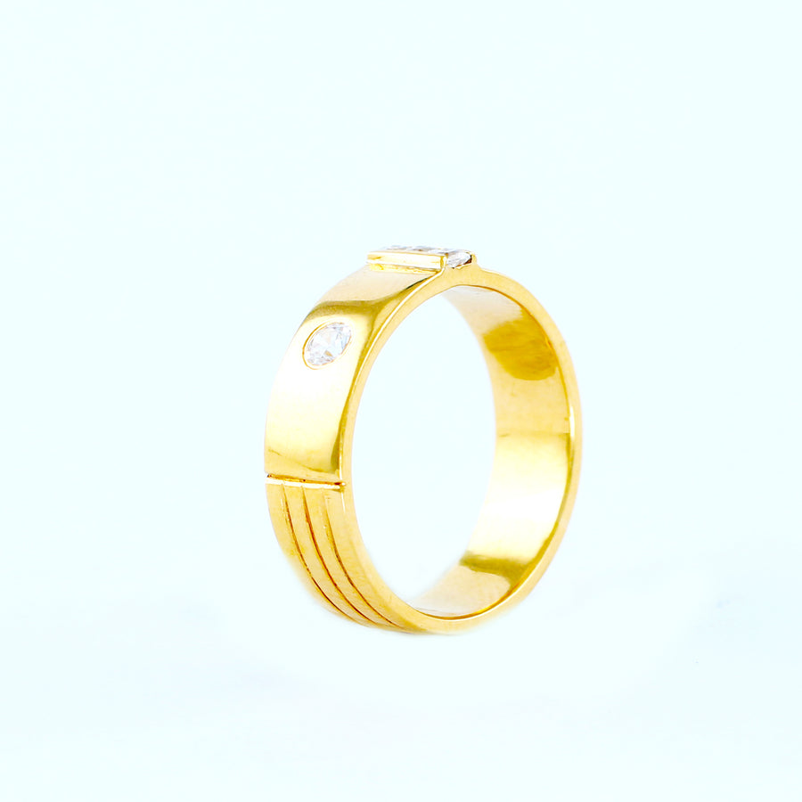 22KT YELLOW GOLD UNISEX RING (RI0001484)