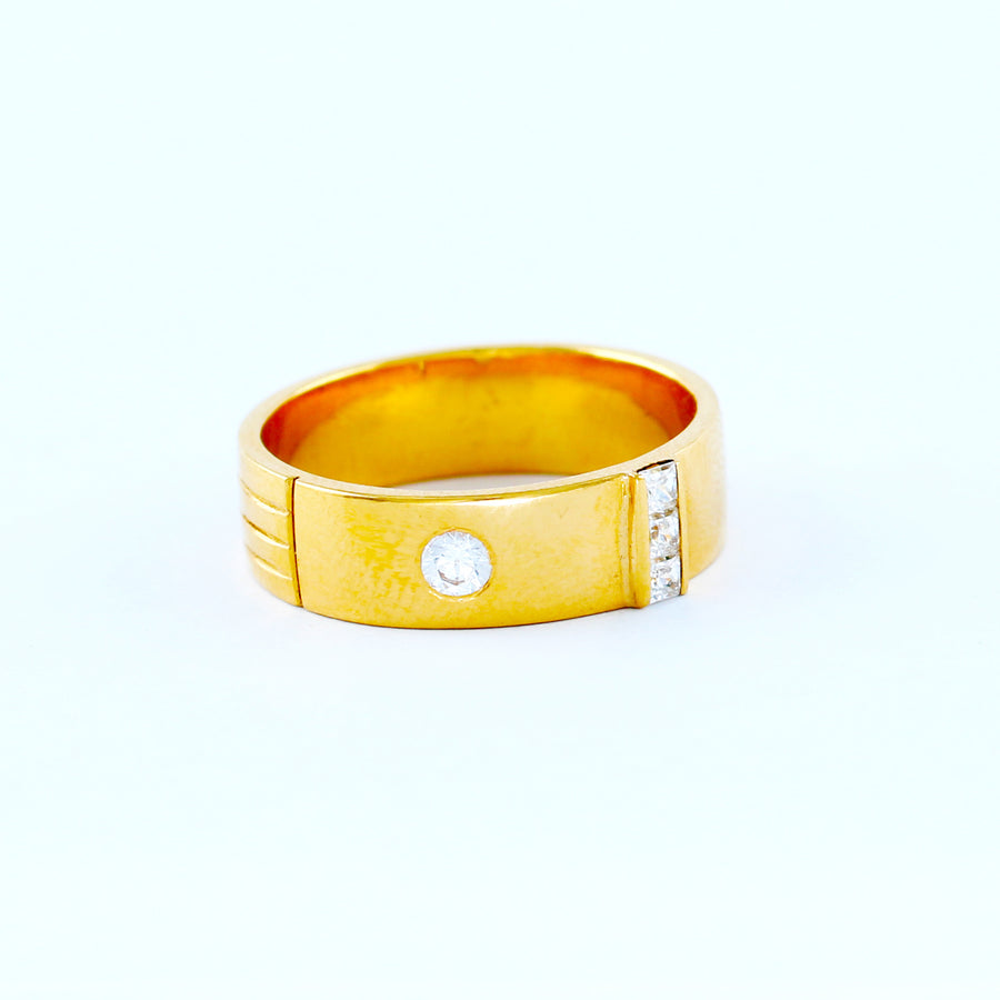 22KT YELLOW GOLD UNISEX RING (RI0001484)