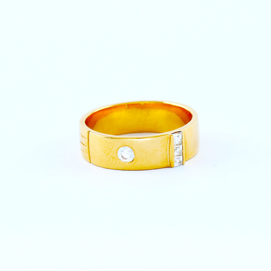 22KT YELLOW GOLD UNISEX RING (RI0001484)