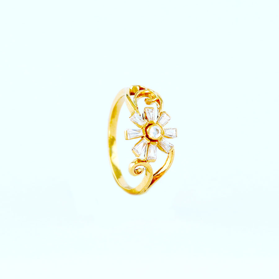 22KT YELLOW GOLD LADIES RING (RI0001537)