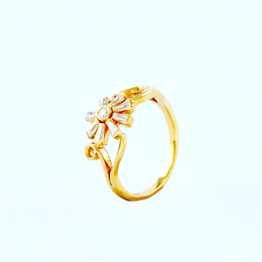 22KT YELLOW GOLD LADIES RING (RI0001537)