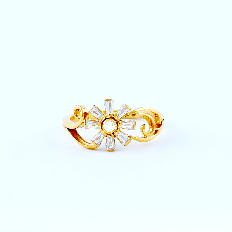 22KT YELLOW GOLD LADIES RING (RI0001537)
