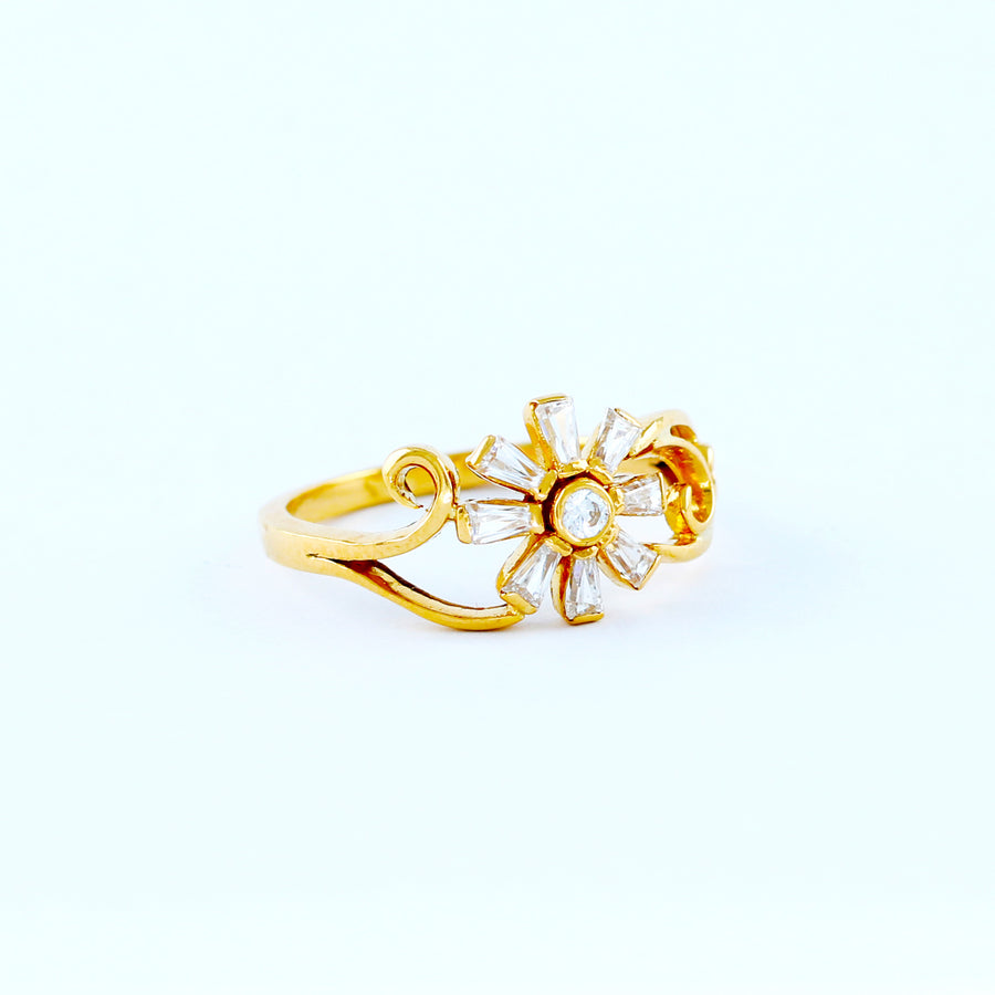 22KT YELLOW GOLD LADIES RING (RI0001537)
