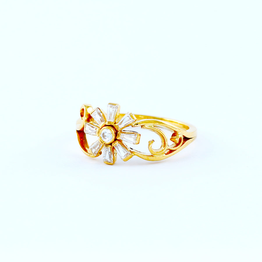 22KT YELLOW GOLD LADIES RING (RI0001537)