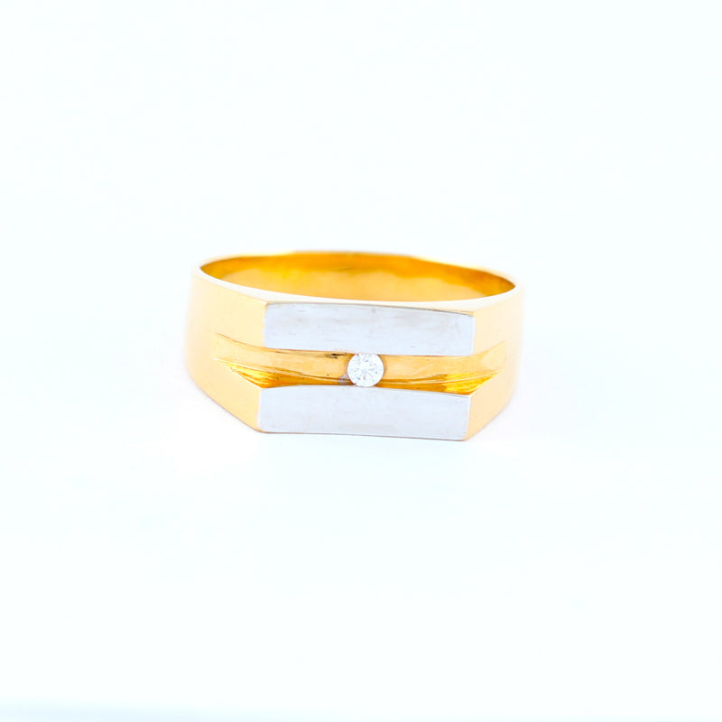 22KT YELLOW GOLD GENTS RING (RI0001547)