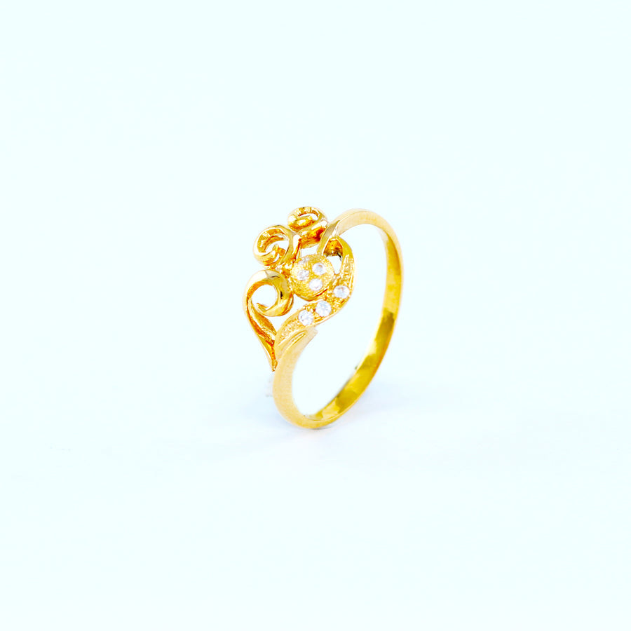 22KT YELLOW GOLD LADIES RING(RI0001561)