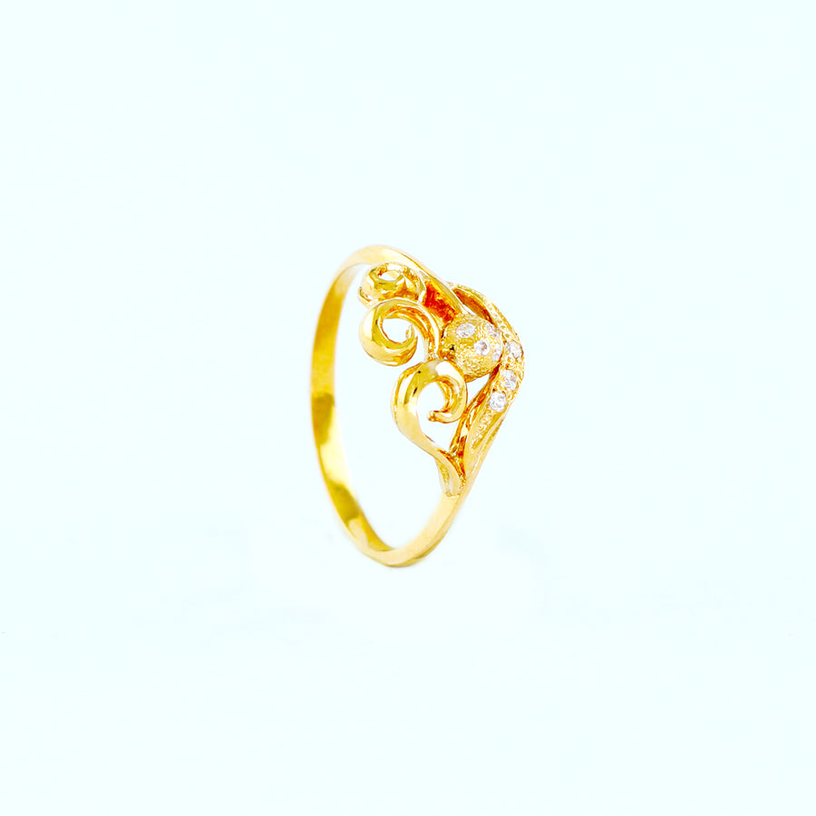 22KT YELLOW GOLD LADIES RING(RI0001561)