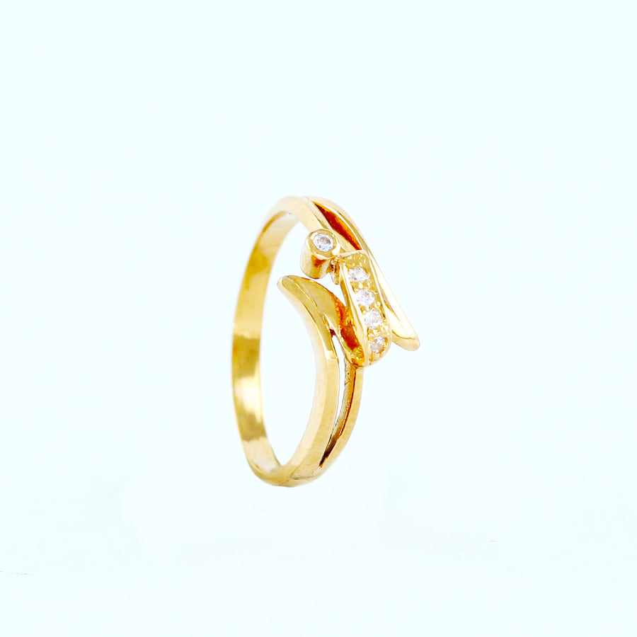 22KT YELLOW GOLD LADIES RING (RI0001565)