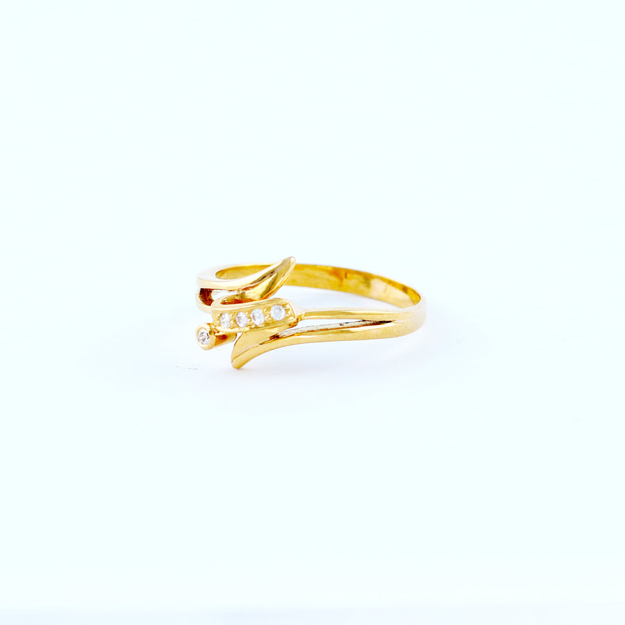 22KT YELLOW GOLD LADIES RING (RI0001565)
