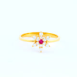 22KT YELLOW GOLD LADIES RING (RI0001657)