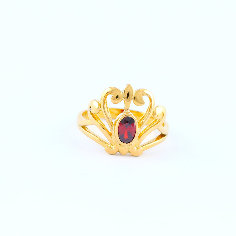22KT YELLOW GOLD LADIES RING (RI0001688)