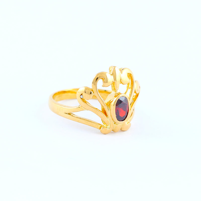 22KT YELLOW GOLD LADIES RING (RI0001688)
