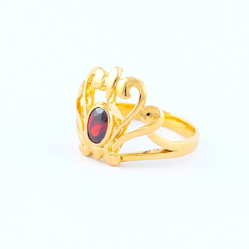22KT YELLOW GOLD LADIES RING (RI0001688)
