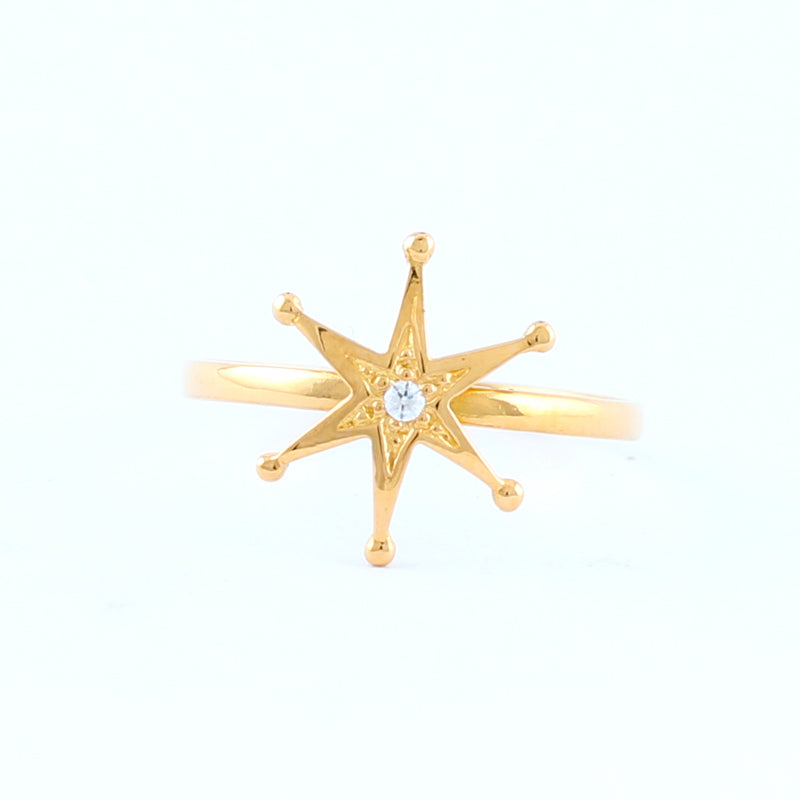 22KT YELLOW GOLD LADIES RING (RI0001748)