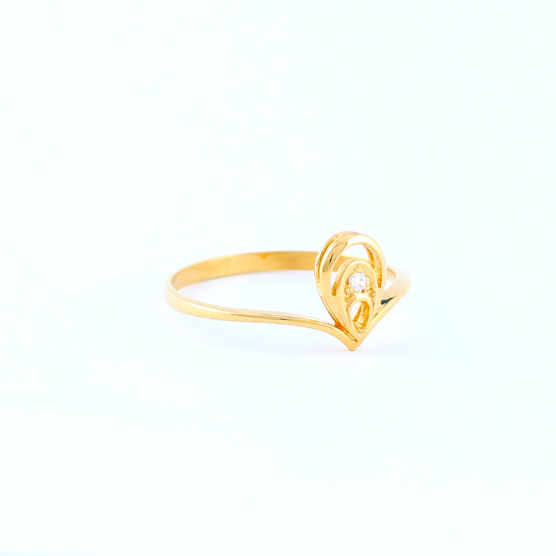 22KT YELLOW GOLD LADIES RING (RI0001759)