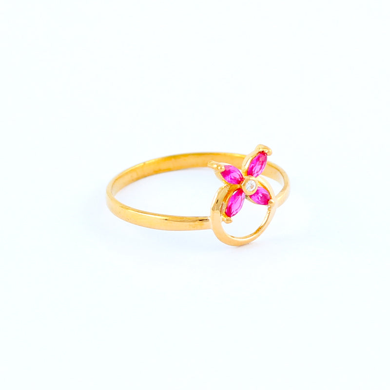 22KT YELLOW GOLD LADIES RING (RI0001761)