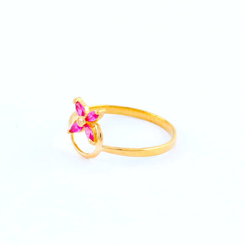 22KT YELLOW GOLD LADIES RING (RI0001761)