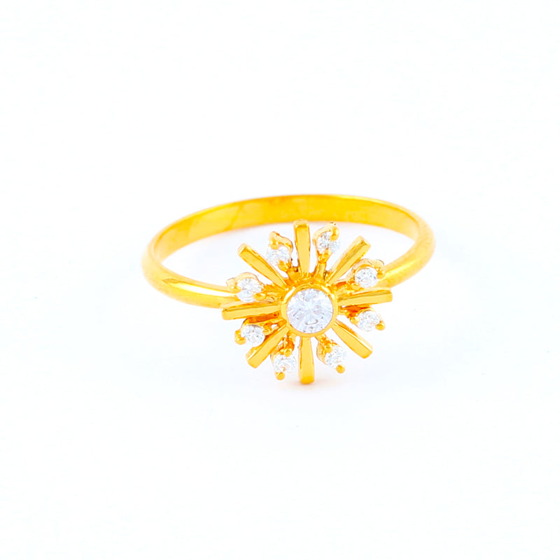 22KT YELLOW GOLD LADIES RING (RI0001763)