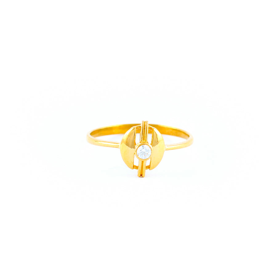 22KT YELLOW GOLD LADIES RING (RI0001786)
