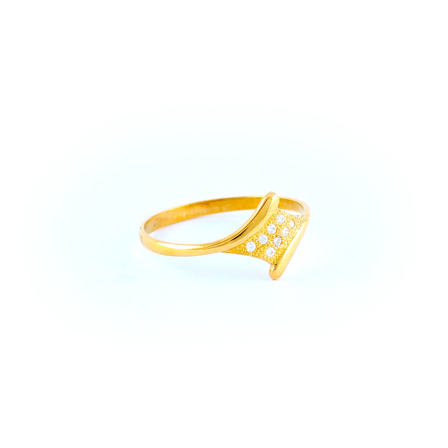 22KT YELLOW GOLD LADIES RING (RI0001787)