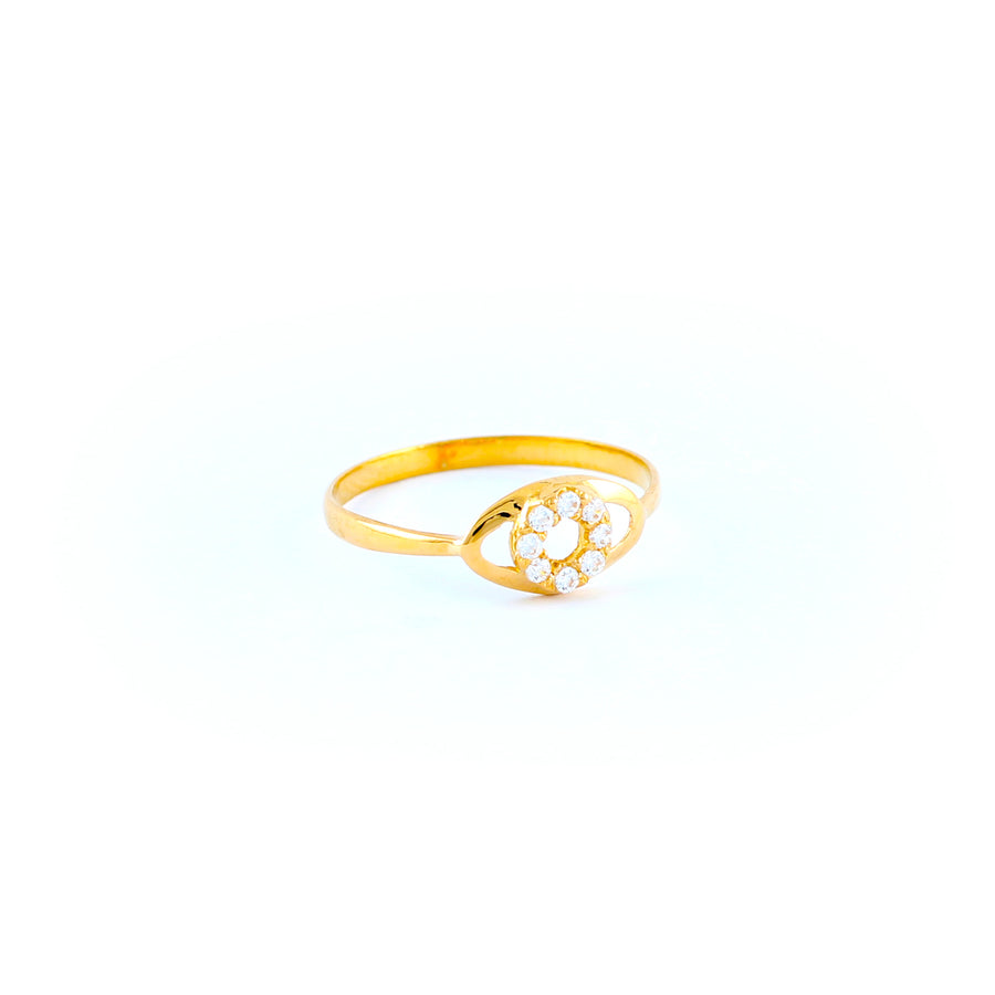 22KT YELLOW GOLD LADIES RING (RI0001788)