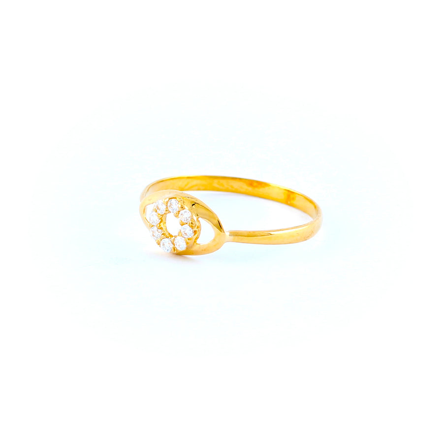 22KT YELLOW GOLD LADIES RING (RI0001788)